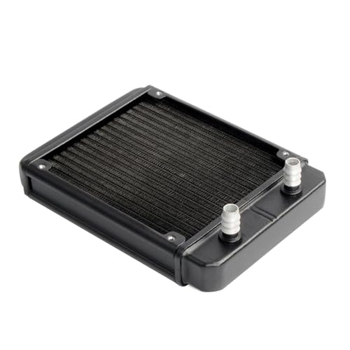 SRL120F10 Wasserkühlung Computer Kühler 18 Rohr Aluminium Wärmetauscher Flüssigkeitskühlung Kühler Kühlkörper Für CPU PC von CVZQTE