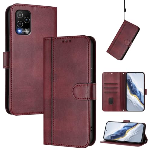 CWEIYUSHU Cover Kompatibel mit BLU View 5 Pro 4G,Kompatibel mit BLU View 5 Pro 4G Kartenschlitz Brieftasche Lanyard Handytasche Red CWEIYUSHU Cover Kompatibel mit BLU View 5 Pro 4G,Kompatibel mit BLU View 5 Pro 4G Kartenschlitz Brieftasche Lanyard Handytasche Red von CWEIYUSHU