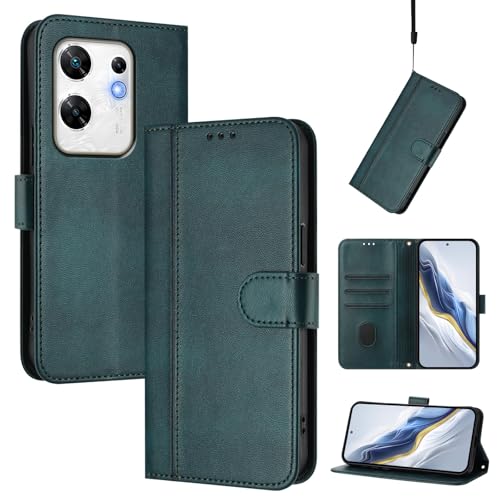 CWEIYUSHU Cover Kompatibel mit Infinix Zero 30 4G,Kompatibel mit Infinix Zero 30 4G Kartenschlitz Brieftasche Lanyard Handytasche Green CWEIYUSHU Cover Kompatibel mit Infinix Zero 30 4G,Kompatibel mit Infinix Zero 30 4G Kartenschlitz Brieftasche Lanyard Handytasche Green von CWEIYUSHU