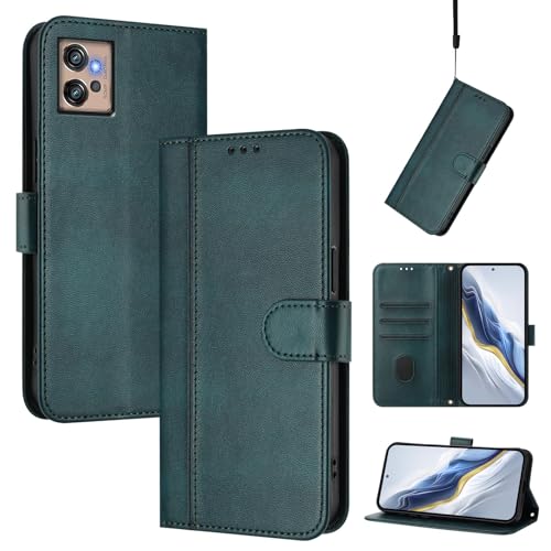 CWEIYUSHU Cover Kompatibel mit Motorola G32 4G,Kompatibel mit Moto G32 4G Kartenschlitz Brieftasche Lanyard Handytasche Green CWEIYUSHU Cover Kompatibel mit Motorola G32 4G,Kompatibel mit Moto G32 4G Kartenschlitz Brieftasche Lanyard Handytasche Green von CWEIYUSHU