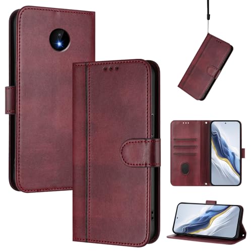CWEIYUSHU Cover Kompatibel mit Nokia C20 4G,Kompatibel mit Nokia C10 4G Kartenschlitz Brieftasche Lanyard Handytasche Red CWEIYUSHU Cover Kompatibel mit Nokia C20 4G,Kompatibel mit Nokia C10 4G Kartenschlitz Brieftasche Lanyard Handytasche Red von CWEIYUSHU