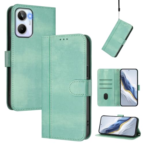 CWEIYUSHU Cover Kompatibel mit Realme 10 4G,Kompatibel mit Realme 10 4G Kartenschlitz Brieftasche Lanyard Handytasche Green2 CWEIYUSHU Cover Kompatibel mit Realme 10 4G,Kompatibel mit Realme 10 4G Kartenschlitz Brieftasche Lanyard Handytasche Green2 von CWEIYUSHU
