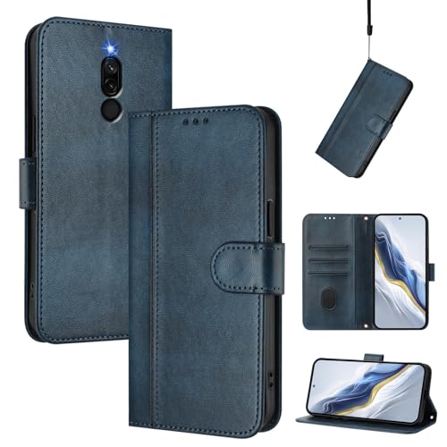 CWEIYUSHU Cover Kompatibel mit Redmi 8 MZB9123IN,Kompatibel mit Redmi 8A M1908C3IC Kartenschlitz Brieftasche Lanyard Handytasche Blue CWEIYUSHU Cover Kompatibel mit Redmi 8 MZB9123IN,Kompatibel mit Redmi 8A M1908C3IC Kartenschlitz Brieftasche Lanyard Handytasche Blue von CWEIYUSHU