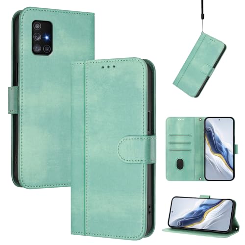 CWEIYUSHU Cover Kompatibel mit Samsung Galaxy A71 4G,Kompatibel mit Samsung Galaxy A71 4G Kartenschlitz Brieftasche Lanyard Handytasche Green2 CWEIYUSHU Cover Kompatibel mit Samsung Galaxy A71 4G,Kompatibel mit Samsung Galaxy A71 4G Kartenschlitz Brieftasche Lanyard Handytasche Green2 von CWEIYUSHU