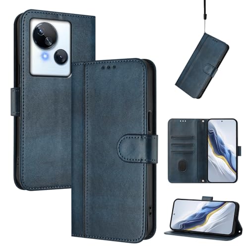 CWEIYUSHU Cover Kompatibel mit Tecno Spark 10 5G,Kompatibel mit Tecno Spark 10 5G Kartenschlitz Brieftasche Lanyard Handytasche Blue CWEIYUSHU Cover Kompatibel mit Tecno Spark 10 5G,Kompatibel mit Tecno Spark 10 5G Kartenschlitz Brieftasche Lanyard Handytasche Blue von CWEIYUSHU