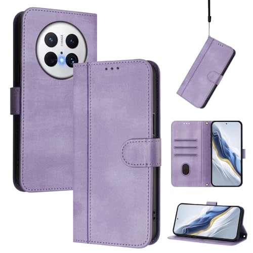 Cover Kompatibel mit Huawei Mate 70 Pro 5G,Kompatibel mit Huawei Mate 70 Pro Plus 5G Kartenschlitz Brieftasche Lanyard Handytasche Purple Cover Kompatibel mit Huawei Mate 70 Pro 5G,Kompatibel mit Huawei Mate 70 Pro Plus 5G Kartenschlitz Brieftasche Lanyard Handytasche Purple von CWEIYUSHU
