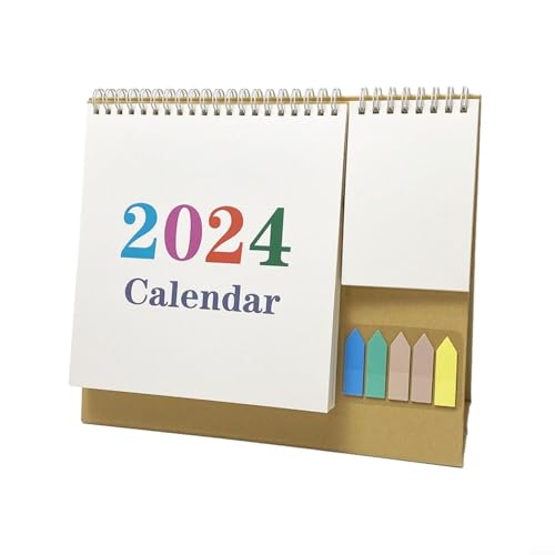 2024 neuer englischer Schreibtischkalender, multifunktionaler und praktischer Organizer (B) von CWOQOCW
