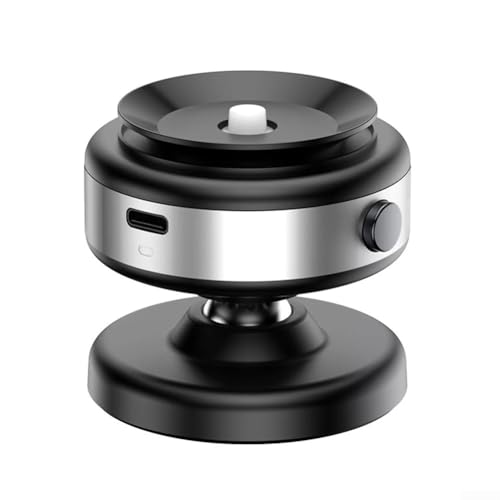 CWOQOCW Elektrischer Vakuum-Saugnapf, 360° drehbar, Auto-Handyhalterung, Ständer, Metall-ABS-Halterung für Armaturenbrett, Fenster, Navigation (Silber) von CWOQOCW