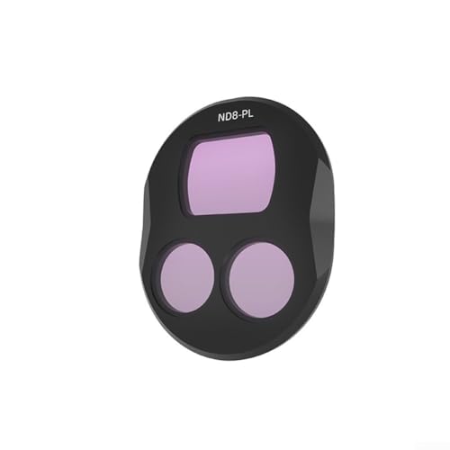 CWOQOCW Kamera-Objektivfilter-Set mit ND8PL ND16PL ND32PL ND64PL für DJI Mavic4 Pro Neutraldichte-Polarisationsfilter für Luftfotografie (ND8PL) von CWOQOCW