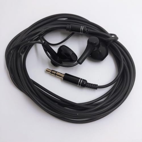 CWOQOCW Klare Bass-Ohrhörer mit ergonomischem Design und 3 Meter langem Kabel für Musikliebhaber (schwarz) von CWOQOCW