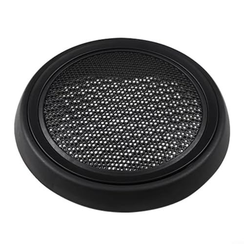 Lautsprecherabdeckung für Fronttür, Auto-Audio-Grill für Mini für Cooper R56 R55 R57 2007–2015, schwarz galvanisierte Innenverkleidung Ersatz (schwarz) von CWOQOCW