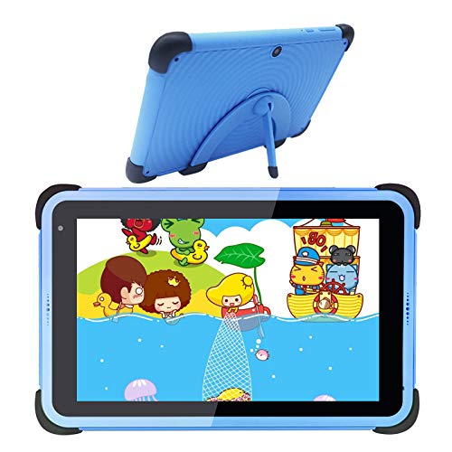 CWOWDEFU 7 Kids-Tablet 7-Zoll-Display Tablet für Kinder von 3 bis 7 Jahren, 32 GB, Android Tablet mit Stylus Stift (blau) von CWOWDEFU