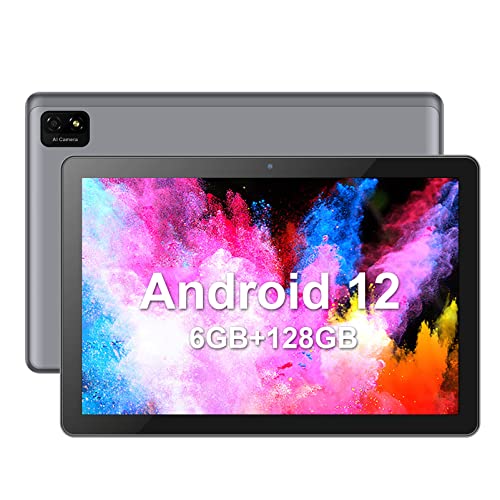 CWOWDEFU Tablet 10 Zoll Android 12 Tablets PC 6 GB RAM 128 GB ROM Octa Core 2,4 G / 5 G WiFi Tabletas 6000 mAh Schnellladung, GPS von CWOWDEFU