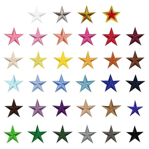 34 Stück Fünfzackige Sternaufnäher, Stoffaufkleber Mit Sternstickerei, Aufnäheraufkleber Zum Aufbügeln, Diy-Sternstickstempel, Aufbügelapplikationen, Stoffaufkleber Für Kleidung, Schuhe Und Hüte 34 Stück Fünfzackige Sternaufnäher, Stoffaufkleber Mit Sternstickerei, Aufnäheraufkleber Zum Aufbügeln, Diy-Sternstickstempel, Aufbügelapplikationen, Stoffaufkleber Für Kleidung, Schuhe Und Hüte von CWPFVQA