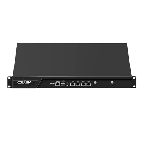 CWWK 1U N100 Firewall Appliance Rackmount PC, 4 Ports i226-V 2.5GbE LAN, 19” Rack Firewall Hardware, U2 OPNsense Homelab Server DDR5 8GB RAM 256GB SSD, PCI-E x8, Mini-PCIE, AES-NI CWWK 1U N100 Firewall Appliance Rackmount PC, 4 Ports i226-V 2.5GbE LAN, 19” Rack Firewall Hardware, U2 OPNsense Homelab Server DDR5 8GB RAM 256GB SSD, PCI-E x8, Mini-PCIE, AES-NI von CWWK