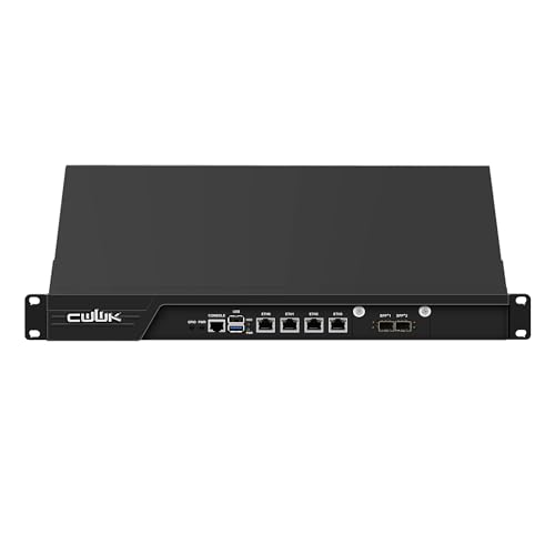 CWWK 1U N200 Firewall Appliance Rackmount PC, 2 x 10GbE SFP+, 4 Ports i226-V 2.5GbE LAN, 19” Rack Firewall Hardware, U2 OPNsense Homelab Server, DDR5 16GB RAM 1TB SSD, Mini-PCIE CWWK 1U N200 Firewall Appliance Rackmount PC, 2 x 10GbE SFP+, 4 Ports i226-V 2.5GbE LAN, 19” Rack Firewall Hardware, U2 OPNsense Homelab Server, DDR5 16GB RAM 1TB SSD, Mini-PCIE von CWWK