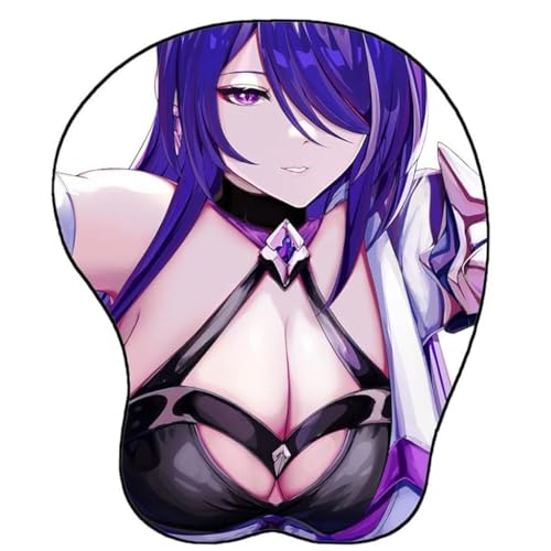 Anime Honkai Star Rail Acheron 3D Mauspad mit Handgelenkauflage Gaming Mauspads Rutschfestes Mauspad 3D Mauspads 3D Ergonomisches Mauspad（Acheron）(Size:5) von CWXKGL