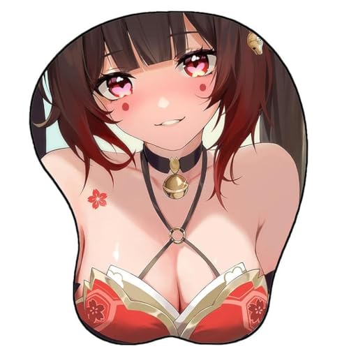 Anime Honkai Star Rail Sparkle 3D Mauspad mit Handgelenkauflage Gaming Mauspads Rutschfestes Mauspad 3D Mauspads 3D Ergonomisches Mauspad（Sparkle）(Size:4) von CWXKGL