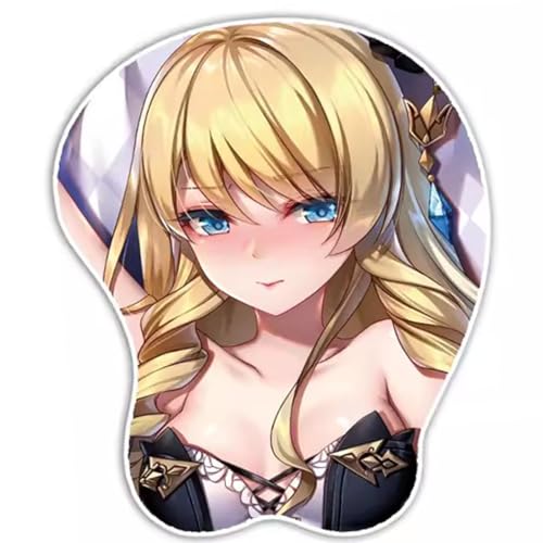 CWXKGL Anime Navia 3D Mauspad mit Handgelenkauflage Gaming Mauspads Rutschfestes Mauspad 3D Mauspads 3D Ergonomisches Mauspad（Navia） von CWXKGL