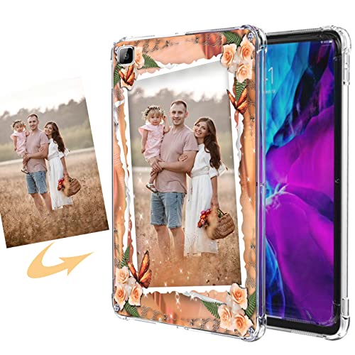 CXKJ Durchsichtig Personalisierte Schutzhülle für Samsung Galaxy Tab A7 10.4 2020,mit Eigenem Foto Bild Text Individuelle Schutzhülle,Soft Silikon Handyhülle Ultra-dünne Stoßfestigkeit Case von CXKJ