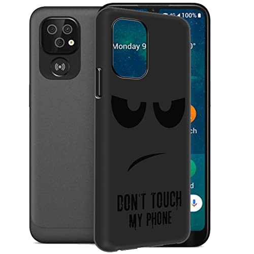 CXKJ Hülle für Doro 8100 (6.10 Zoll),Schwarz Silikon Hülle TPU Weich Ultra-dünne Schutzhülle Fallschutz Kratzfeste Bumper Case,für Doro 8100 Stylische Handyhülle - A1 von CXKJ