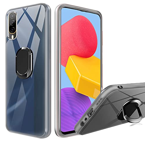 CXKJ Hülle für HTC Desire 22 Pro (6.60 Zoll),Transparent Halterung Silikon Hülle TPU Weich Schutzhülle Kratzfeste Bumper Case,für Desire 22 Pro Stylische Handyhülle von CXKJ