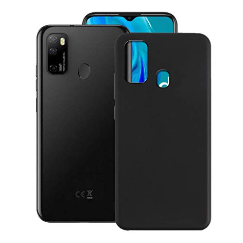 CXKJ Hülle für Ulefone Note 9P (6.52 Zoll) Silikon Hülle, Schwarz Silikon TPU Weiche Ultra-dünne Schutzhülle Stoßfest Fallschutz Bumper Case Stylische Handyhülle - Schwarz von CXKJ