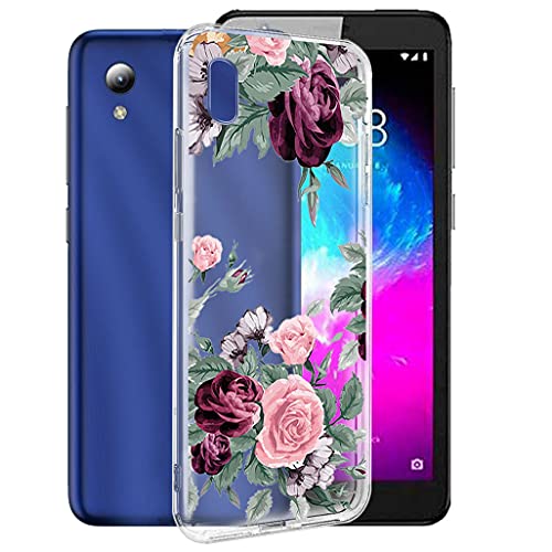 CXKJ Hülle für ZTE Blade A31 Lite (5.0 Zoll) Silikon Hülle, Transparent Silikon TPU Weiche Ultra-dünne Schutzhülle Stoßfest Fallschutz Bumper Case Stylische Handyhülle - CX21 von CXKJ