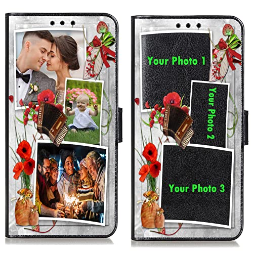 CXKJ Lederhülle für Blackview Oscal C80 Personalisierte Handy Hülle,mit Eigenem Foto Bild Text Individuelle Schutzhülle,Leder Flip Case Schutzhülle Stoßfest Bumper Hülle - Black CXKJ Lederhülle für Blackview Oscal C80 Personalisierte Handy Hülle,mit Eigenem Foto Bild Text Individuelle Schutzhülle,Leder Flip Case Schutzhülle Stoßfest Bumper Hülle - Black von CXKJ