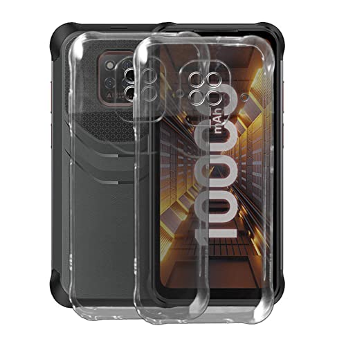 CXKJ Silikon Hülle für Ulefone Power Armor 14 Pro (6.52 Zoll),2 Pack Transparent Handyhülle TPU Ultra dünne Schutzhülle,Stoßfest Bumper Case - Transparent von CXKJ