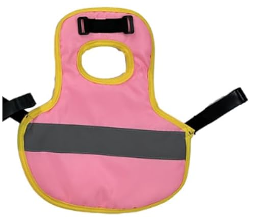 CXNXFD Hühnersattel,Huhn Weste,Warnweste Hühner Wasserdichte Schutzweste für Hühner mit Reflektierstreifen, Geeignet für Rücken Und Flügel Schützen Enten, Gänse und Geflügel, Pink CXNXFD Hühnersattel,Huhn Weste,Warnweste Hühner Wasserdichte Schutzweste für Hühner mit Reflektierstreifen, Geeignet für Rücken Und Flügel Schützen Enten, Gänse und Geflügel, Pink von CXNXFD