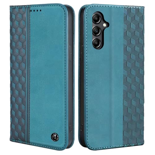 CXTCASE Handyhülle für Samsung Galaxy S23 FE Hülle, Lederhülle Flip Case für Samsung Galaxy S23 FE, PU Leder Stoßfeste Magnetische Schutzhülle Tasche für Samsung Galaxy S23 FE, Grün von CXTcase