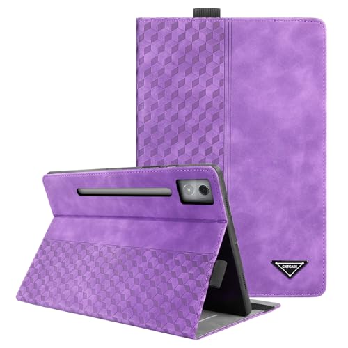 CXTCASE Hülle für Lenovo Idea Tab Pro 12.7" 2025, Multi-Winkel Folio Flip PU Lederhülle Smart Cover Case Schutzhülle für Lenovo Idea Tab Pro 2025, Violett CXTCASE Hülle für Lenovo Idea Tab Pro 12.7" 2025, Multi-Winkel Folio Flip PU Lederhülle Smart Cover Case Schutzhülle für Lenovo Idea Tab Pro 2025, Violett von CXTcase