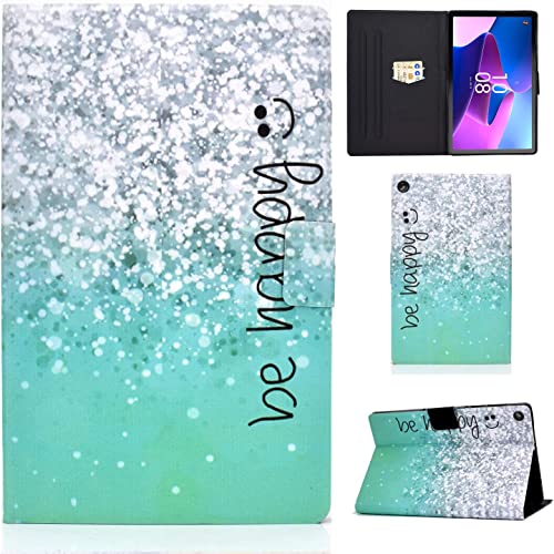 CXTCASE Hülle für Lenovo Tab M10 (3rd Gen) 10,1 Zoll 2022 TB328, Schutzhülle Cover Case mit Standfunktion für Lenovo Tab M10 Gen 3, Lächeln von CXTcase