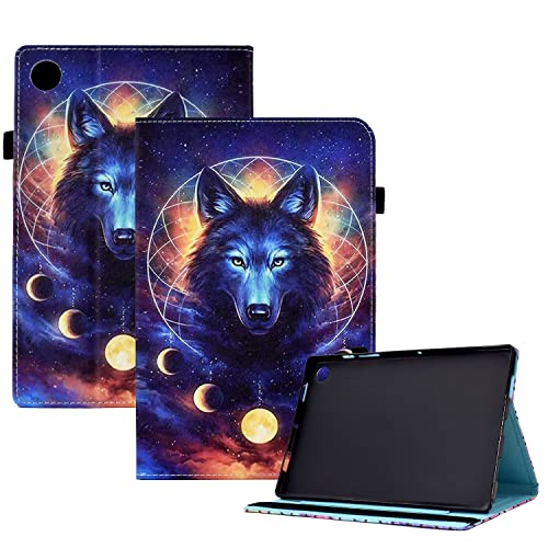 CXTCASE Hülle für Lenovo Tab M10 (3rd Gen) 10,1 Zoll 2022 TB328, Schutzhülle Cover Case mit Standfunktion für Lenovo Tab M10 Gen 3, Weltraumwolf von CXTcase