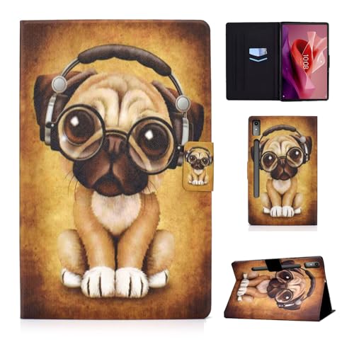 CXTCASE Hülle für Lenovo Tab P12 12.7" 2023, Schutzhülle Cover Case mit Standfunktion für Lenovo Tab P12 12.7", Shar Pei von CXTcase