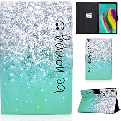 CXTCASE Hülle für Samsung Galaxy Tab S5e 10.5 Zoll 2019(SM-T720/T725), Schutzhülle Cover Case mit Standfunktion für Samsung Galaxy Tab S5e 10.5 Zoll 2019(SM-T720/T725), Lächeln von CXTcase