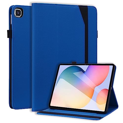 CXTCASE Hülle für Samsung Galaxy Tab S6 Lite 10.4 Zoll 2022/2020,Intelligent Tablet Schutzhülle mit Ständer Funktion und Auto Schlafen/Wachen für Galaxy Tab S6 Lite (SM-P610/P613/P615/P619),Dunkelblau von CXTcase