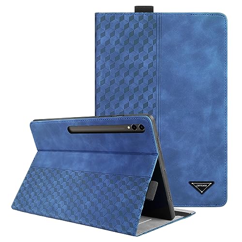 CXTCASE Hülle für Samsung Galaxy Tab S9 Plus 2023/S8 Plus 2022/S7 FE 2021/S7 Plus 2020 12.4",Folio Flip PU Lederhülle Smart Cover Case Schutzhülle für Samsung Galaxy Tab S9+/S8+/S7 FE/S7+,Blau CXTCASE Hülle für Samsung Galaxy Tab S9 Plus 2023/S8 Plus 2022/S7 FE 2021/S7 Plus 2020 12.4",Folio Flip PU Lederhülle Smart Cover Case Schutzhülle für Samsung Galaxy Tab S9+/S8+/S7 FE/S7+,Blau von CXTcase