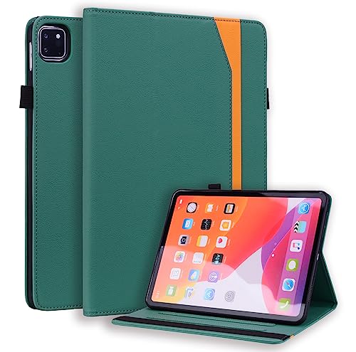 CXTCASE Hülle für iPad Pro 11 Zoll (Modell 2022/2021/2020/2018)/iPad Air 4/Air 5,Intelligent Tablet Schutzhülle mit Ständer Funktion und Auto Schlafen/Wachen für iPad Air 4/iPad Air 5,Grün von CXTcase