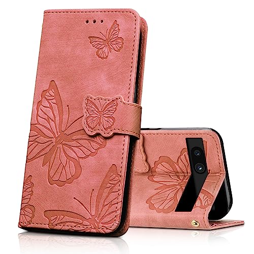 CXTcase Handyhülle für Google Pixel 7a Hülle,Schutzhülle Flip Case für Google Pixel 7a,PU Leder Magnetische Schmetterlings Lederhülle Tasche für Google Pixel 7a,Rosa CXTcase Handyhülle für Google Pixel 7a Hülle,Schutzhülle Flip Case für Google Pixel 7a,PU Leder Magnetische Schmetterlings Lederhülle Tasche für Google Pixel 7a,Rosa von CXTcase