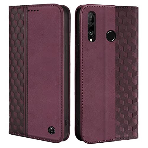CXTcase Schutzhülle für Huawei P30 Lite, Schutzhülle aus PU-Leder, Magnetverschluss, Flip Case für Huawei P30 Lite, Weinrot CXTcase Schutzhülle für Huawei P30 Lite, Schutzhülle aus PU-Leder, Magnetverschluss, Flip Case für Huawei P30 Lite, Weinrot von CXTcase