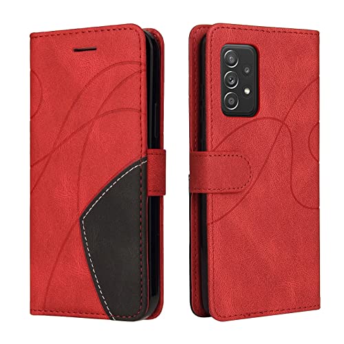 CXTcase Handyhülle für Samsung Galaxy A52 5G&4G / A52S 5G, Flip PU Leder Hülle Cover Case, Modisch Flip für Samsung Galaxy A52S 5G Handytasche Schutzhülle Hülle, Rot CXTcase Handyhülle für Samsung Galaxy A52 5G&4G / A52S 5G, Flip PU Leder Hülle Cover Case, Modisch Flip für Samsung Galaxy A52S 5G Handytasche Schutzhülle Hülle, Rot von CXTcase
