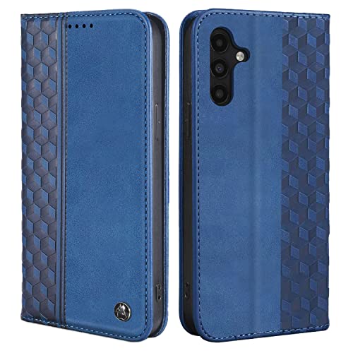 CXTcase Handyhülle für Samsung Galaxy A54 5G Hülle, Lederhülle Flip Case für Samsung Galaxy A54 5G, PU Leder Stoßfeste Magnetische Schutzhülle Tasche für Samsung Galaxy A54 5G, Blau von CXTcase