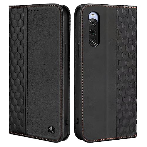 CXTCASE Handyhülle für Sony Xperia 10 V Hülle, Lederhülle Flip Case für Sony Xperia 10 V, PU Leder Stoßfeste Magnetische Schutzhülle Tasche für Sony Xperia 10 V, Schwarz CXTCASE Handyhülle für Sony Xperia 10 V Hülle, Lederhülle Flip Case für Sony Xperia 10 V, PU Leder Stoßfeste Magnetische Schutzhülle Tasche für Sony Xperia 10 V, Schwarz von CXTcase