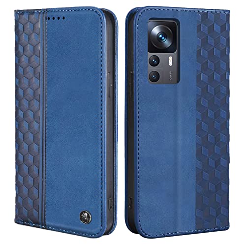 CXTcase Handyhülle für Xiaomi 12T/Xiaomi 12T Pro Hülle, Lederhülle Flip Case für Xiaomi 12T, PU Leder Stoßfeste Magnetische Schutzhülle Tasche für Xiaomi 12T Pro, Blau CXTcase Handyhülle für Xiaomi 12T/Xiaomi 12T Pro Hülle, Lederhülle Flip Case für Xiaomi 12T, PU Leder Stoßfeste Magnetische Schutzhülle Tasche für Xiaomi 12T Pro, Blau von CXTcase