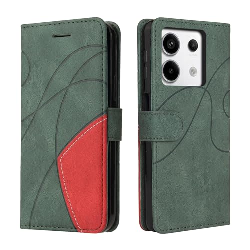CXTcase Handyhülle für Xiaomi Redmi Note 13 Pro 5G, Flip PU Leder Hülle Cover, Modisch Flip Case für Xiaomi Redmi Note 13 Pro 5G Handytasche Schutzhülle, Grün CXTcase Handyhülle für Xiaomi Redmi Note 13 Pro 5G, Flip PU Leder Hülle Cover, Modisch Flip Case für Xiaomi Redmi Note 13 Pro 5G Handytasche Schutzhülle, Grün von CXTcase