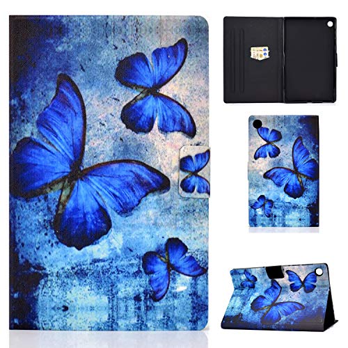 CXTcase Hülle für Lenovo Tab M10 Plus 3rd Gen (2022) 10,6 Zoll, PU Leder Schutzhülle Smart Tablet Case Cover, Standfunktion Slim Schutzhülle für Lenovo Tab M10 Plus 3rd Gen, Retro-Schmetterling von CXTcase