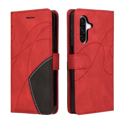 CXTcase für Samsung Galaxy A26 5G Hülle, Flip PU Leder Hülle Cover, Modisch Flip Case für Samsung Galaxy A26 5G Handytasche Schutzhülle, Rot CXTcase für Samsung Galaxy A26 5G Hülle, Flip PU Leder Hülle Cover, Modisch Flip Case für Samsung Galaxy A26 5G Handytasche Schutzhülle, Rot von CXTcase