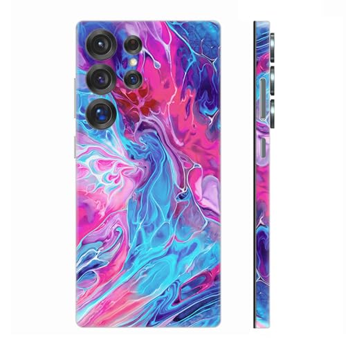 Skin Wrap für Samsung Galaxy S25 Ultra, Schutzfolie, Handy-Aufkleber, Aufkleber für Handyrückseite, Kamera, Rahmen (Blau) von CXWITHY